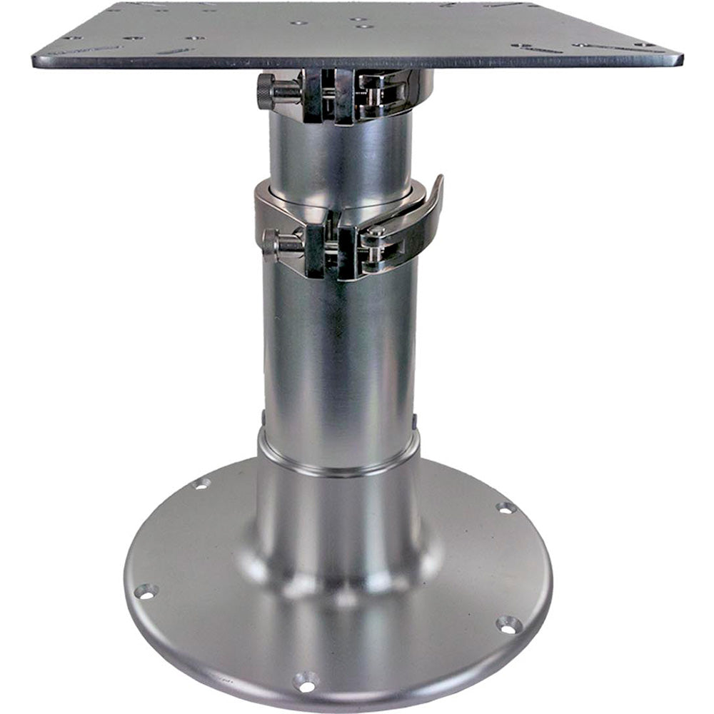 Springfield Pedestal - 3-Stage Table - 16"-30" - Brite Dip [1660236]