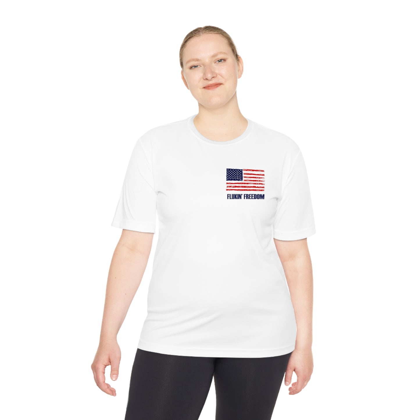 Flukin' Freedom Unisex Moisture Wicking Tee