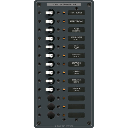 Blue Sea 8376 Panel DC 13 Position Vertical [8376]