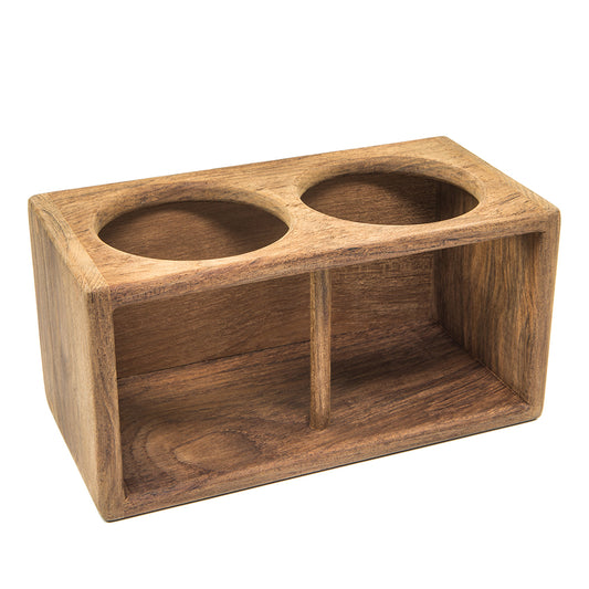 Whitecap Teak 2-Drink Rack [62610]