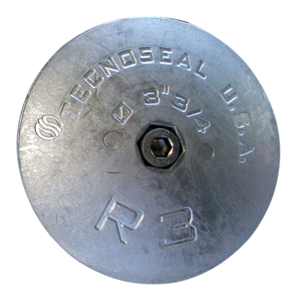 Tecnoseal R3 Rudder Anode - Zinc - 3-3/4" Diameter [R3]