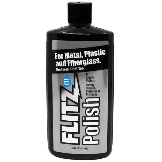 Flitz Polish - 16oz Liquid Bottle - *Case of 6* [LQ 04506CASE]