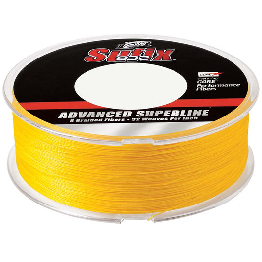 Sufix 832 Advanced Superline Braid - 15lb - Hi-Vis Yellow - 600 yds [660-215Y]