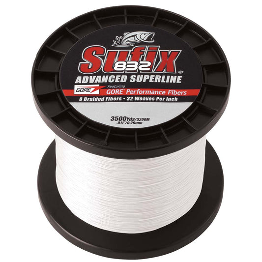 Sufix 832 Advanced Superline Braid - 20lb - Ghost - 3500 yds [660-420GH]